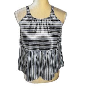Anokhi NEW NWT Striped Sleeveless Blouse Tank Top Size XS